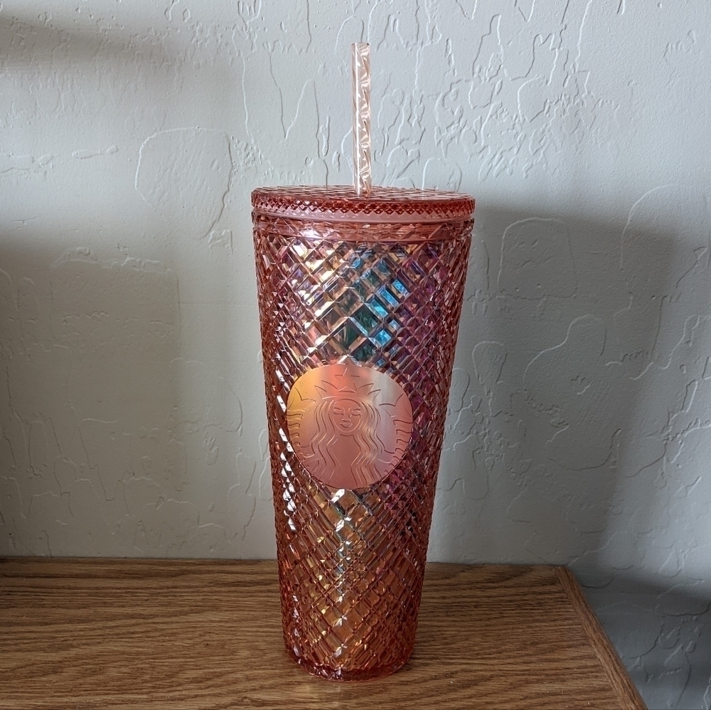 Starbucks 2021 Jeweled Rose Gold 24 oz. Tumbler